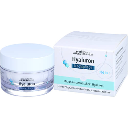 HYALURON NACHTPFLEGE legere Creme im Tiegel