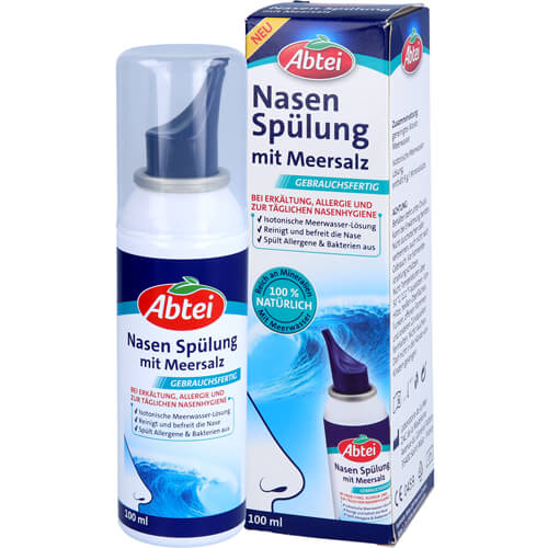ABTEI Nasenspülung mit Meersalz Spray