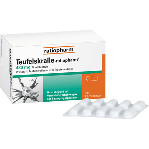 TEUFELSKRALLE-RATIOPHARM Filmtabletten