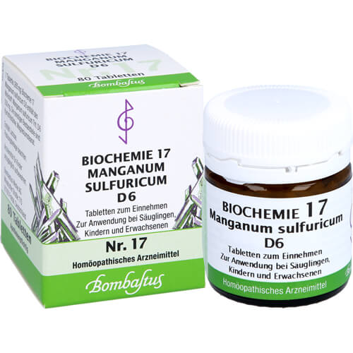 BIOCHEMIE 17 Manganum sulfuricum D 6 Tabletten