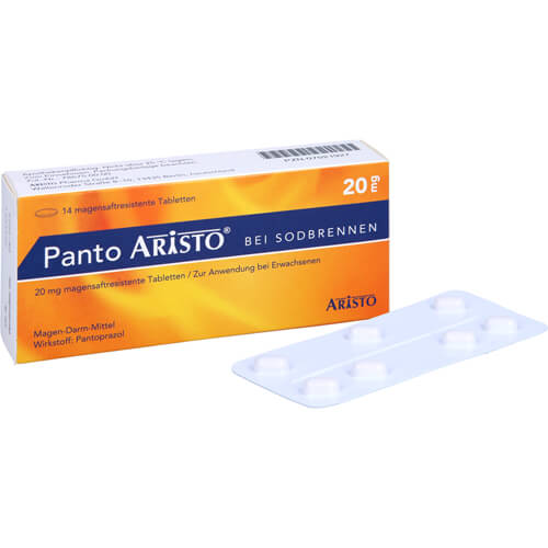 PANTO Aristo bei Sodbrennen 20 mg magensaftr.Tabl.