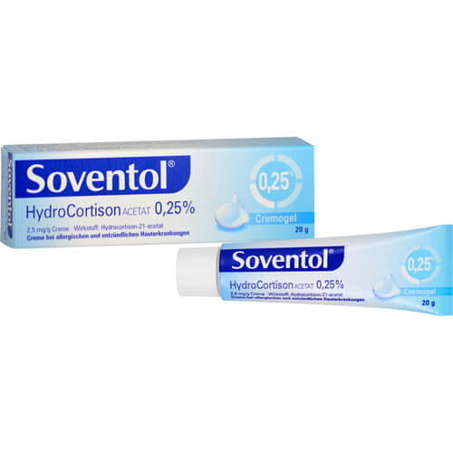 SOVENTOL Hydrocortisonacetat 0,25% Creme