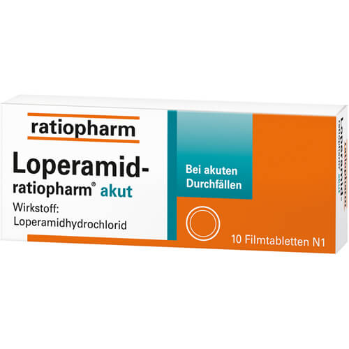 LOPERAMID-ratiopharm akut 2 mg Filmtabletten
