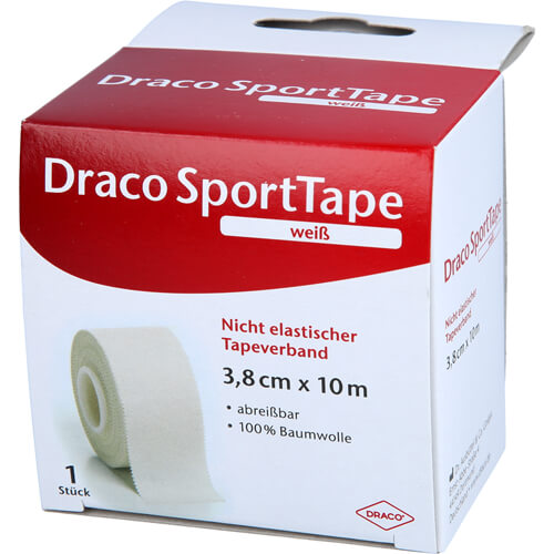 DRACO TAPEVERBAND 3,8 cmx10 m weiß