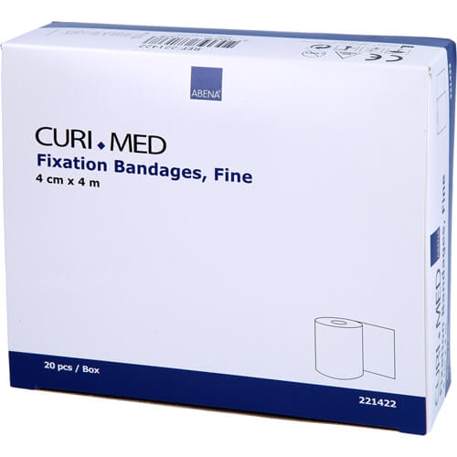 MULLBINDEN elastisch 4 cmx4 m