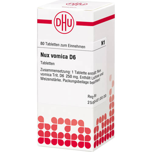 NUX VOMICA D 6 Tabletten
