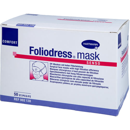 FOLIODRESS mask Comfort senso OP-Maske grün