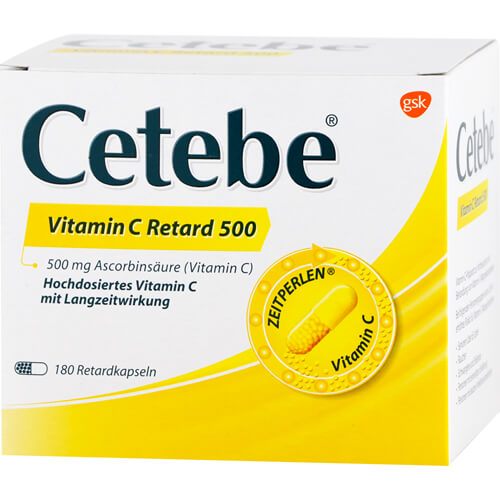 CETEBE Vitamin C Retardkapseln 500 mg