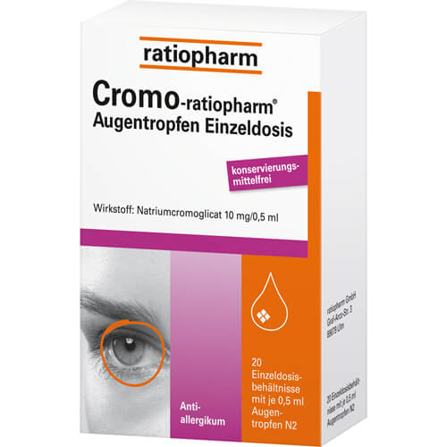 CROMO-RATIOPHARM Augentropfen Einzeldosis