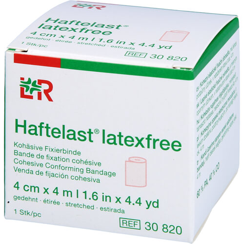 HAFTELAST Fixierb.kohäs.latexfrei 4 cmx4 m creme