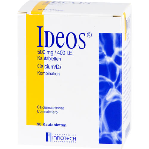 IDEOS 500 mg/400 I.E. Kautabletten