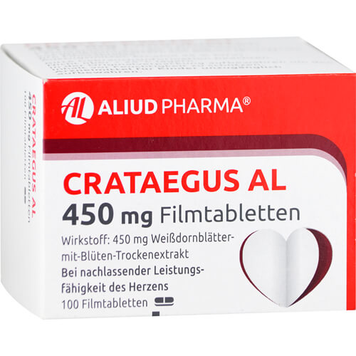 Crataegus AL 450 mg Filmtabletten bei nachlassender Herzleistung