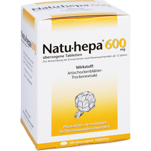 NATU HEPA 600 mg überzogene Tabletten