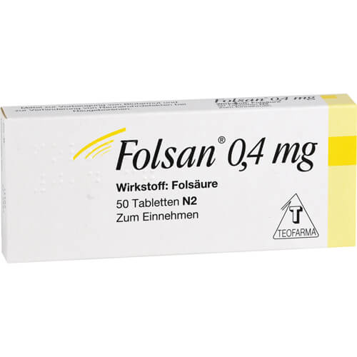 FOLSAN 0,4 mg Tabletten