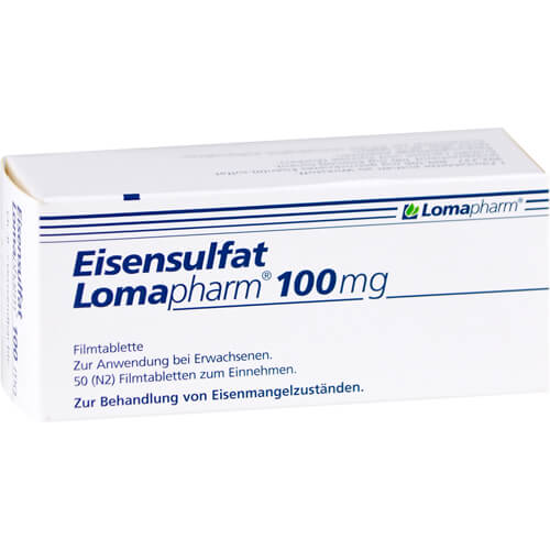 EISENSULFAT Lomapharm 100 mg Filmtabletten