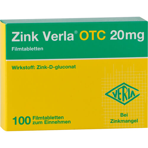 ZINK VERLA OTC 20 mg Filmtabletten