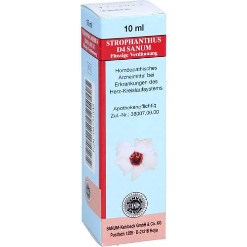 STROPHANTHUS D 4 Sanum flüssige Verdünnung Tropfen