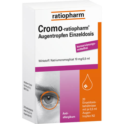 CROMO-RATIOPHARM Augentropfen Einzeldosis