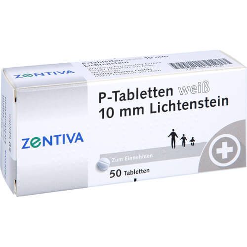 P TABLETTEN weiß 10 mm