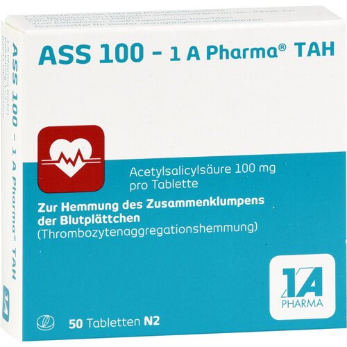 ASS 100-1A Pharma TAH Tabletten