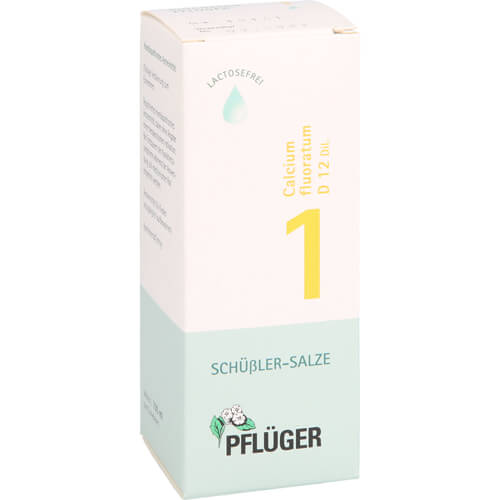 BIOCHEMIE Pflüger 1 Calcium fluoratum D 12 Tropfen