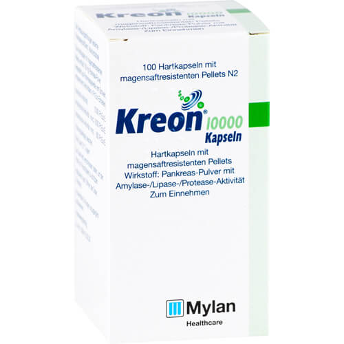 KREON 10.000 Hartkps.m.magensaftr.überz.Pellets