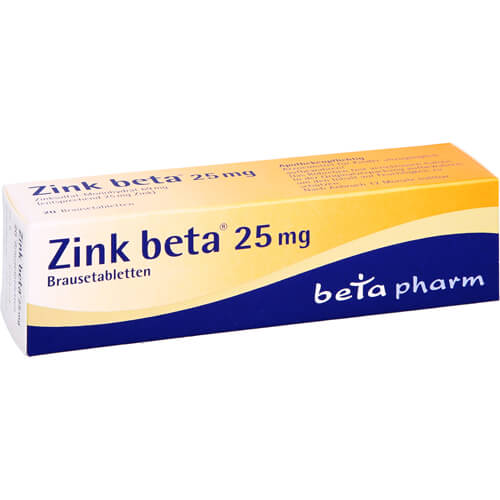 ZINK BETA 25 Brausetabletten