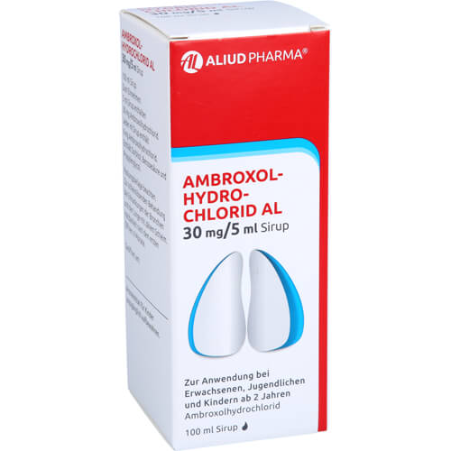 Ambroxolhydrochlorid AL 30 mg / 5 ml Sirup zur Erleichterung des Abhustens bei erkältungsbedingter Bronchitis (Schleimlöser)