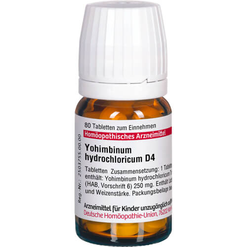 YOHIMBINUM HYDROCHLORICUM D 4 Tabletten