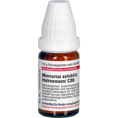 MERCURIUS SOLUBILIS Hahnemanni C 30 Globuli