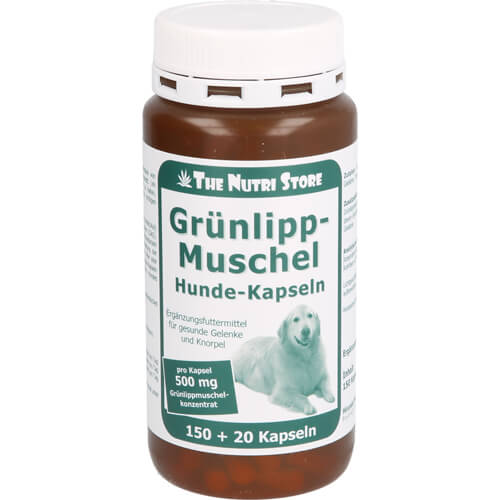 GRÜNLIPPMUSCHEL 500 mg Kapseln f.Hunde