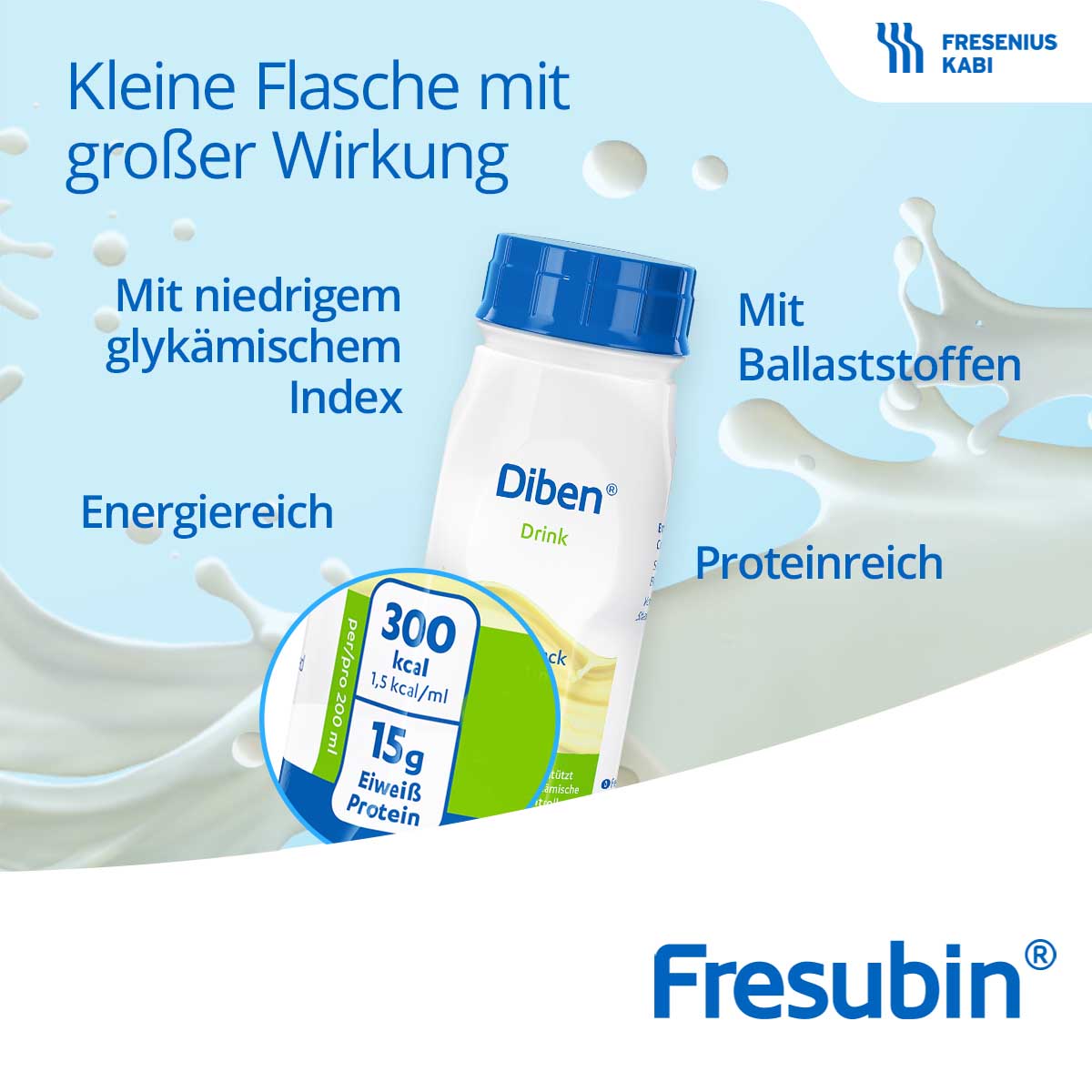 DIBEN DRINK Mischkarton 1.5 kcal/ml Trinkflasche Trinknahrung