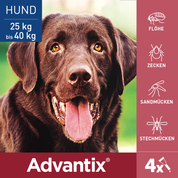 Advantix® Spot on für Hunde 25 - 40 kg