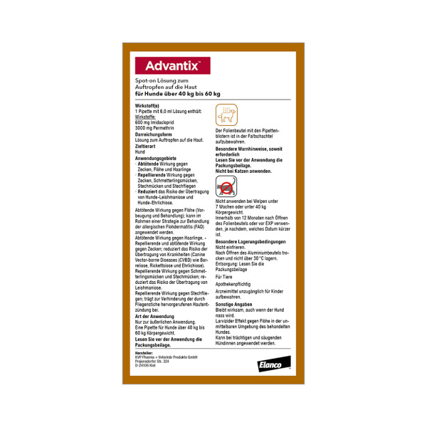ADVANTIX Spot-on Lsg.z.Auftr.a.d.H.f.Hund 40-60 kg