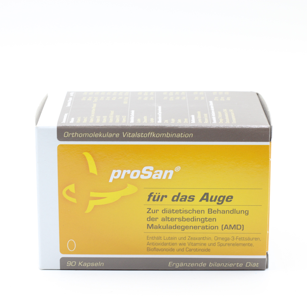 ORTHOMOLEKULARE Vitalstoffkomb.proSan f.Auge Kps.