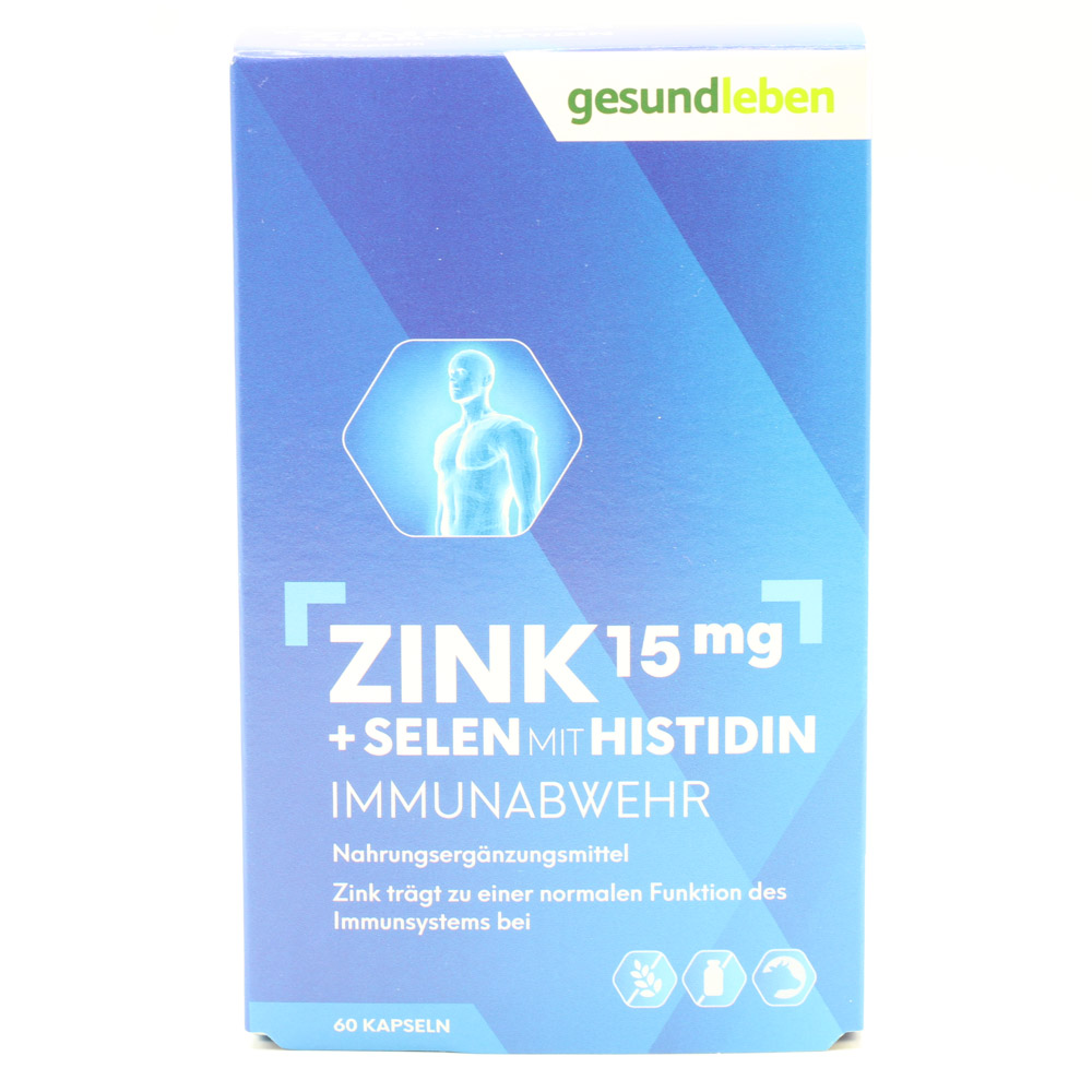 GESUND LEBEN Zink 15 mg+Selen Kapseln