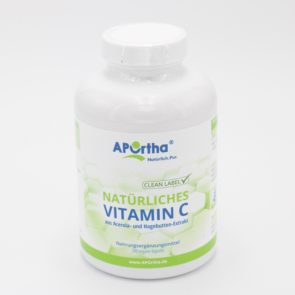 APORTHA natürliches Vitamin C vegetarisch Kapseln