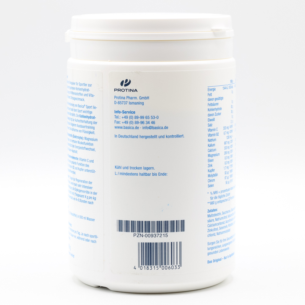 BASICA Sport Mineralgetränk Pulver