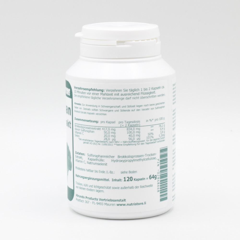SULFORAPHAN Vegetarisch Kapseln