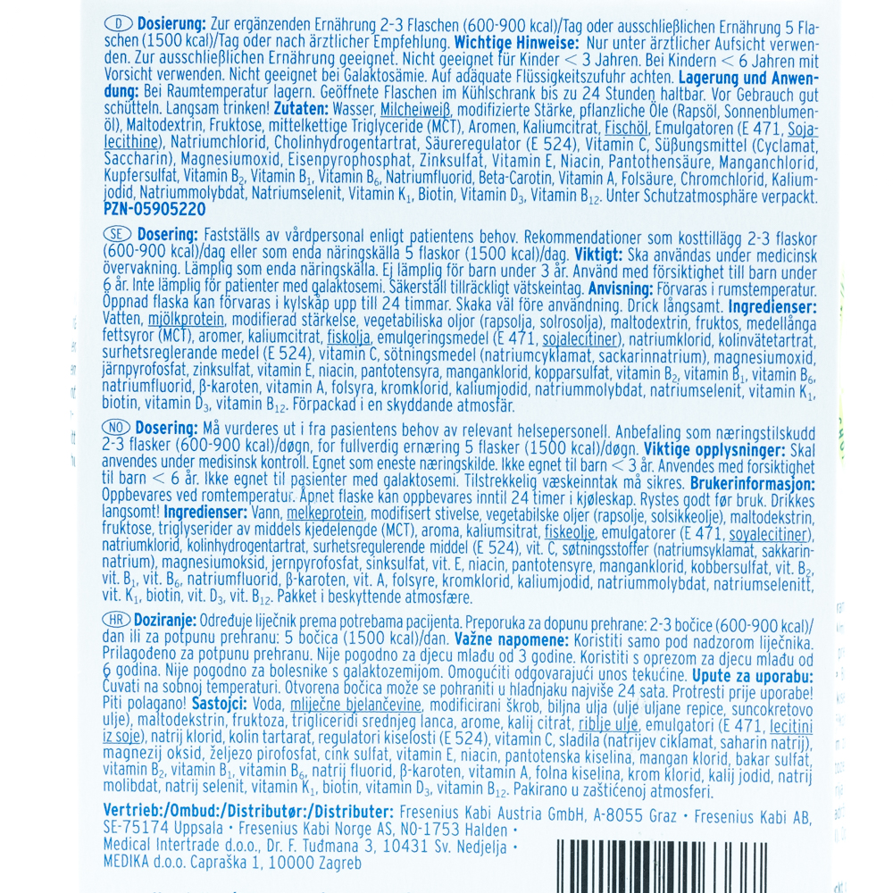 DIBEN DRINK Mischkarton 1.5 kcal/ml Trinkflasche Trinknahrung