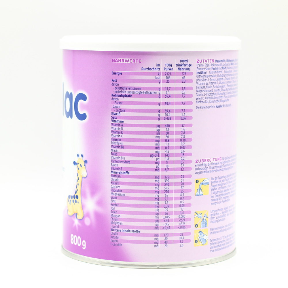 NOVALAC V Spezialnahr.b.Verstopfung 0-12 M.