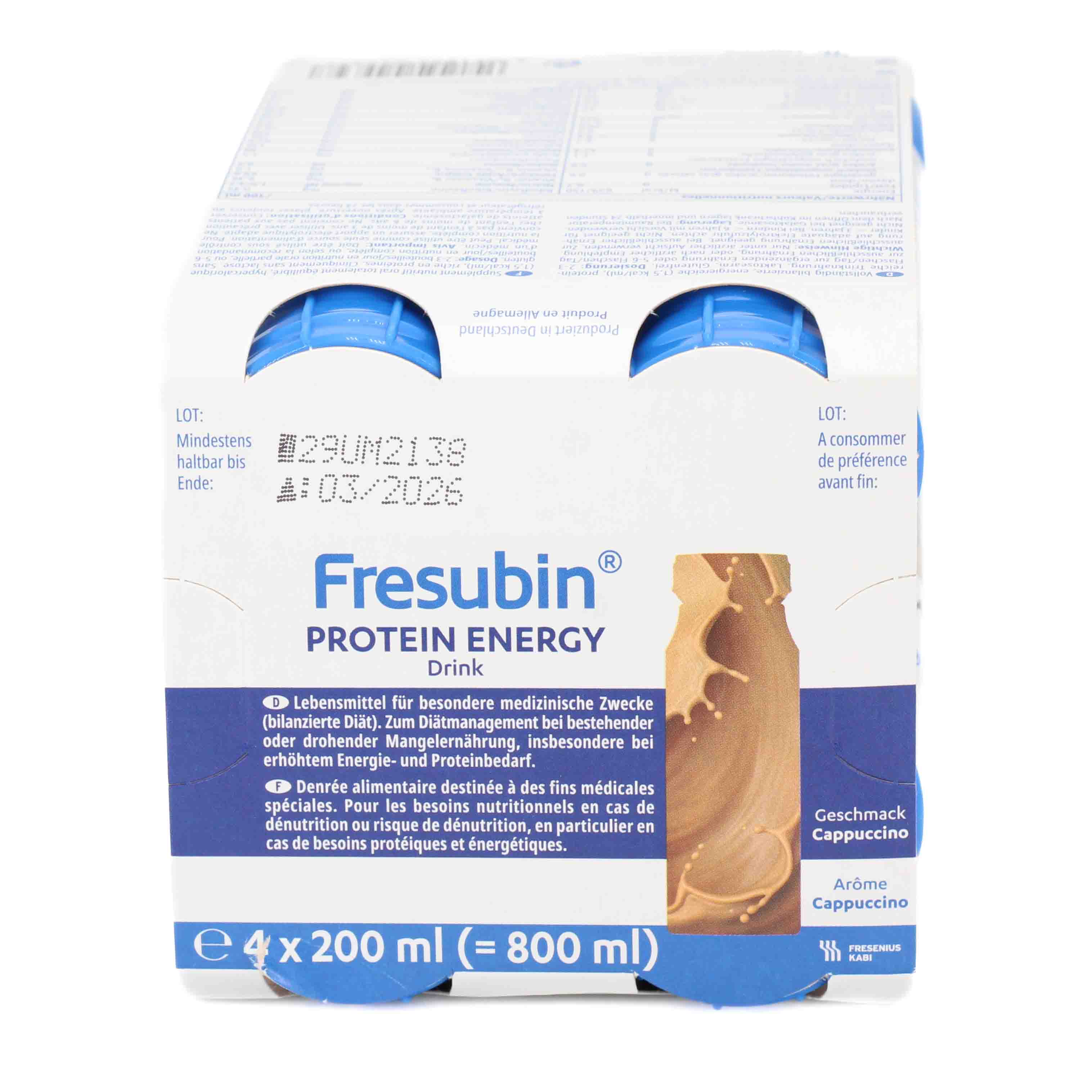 FRESUBIN PROTEIN Energy DRINK Cappuccino Trinkflasche Trinknahrung