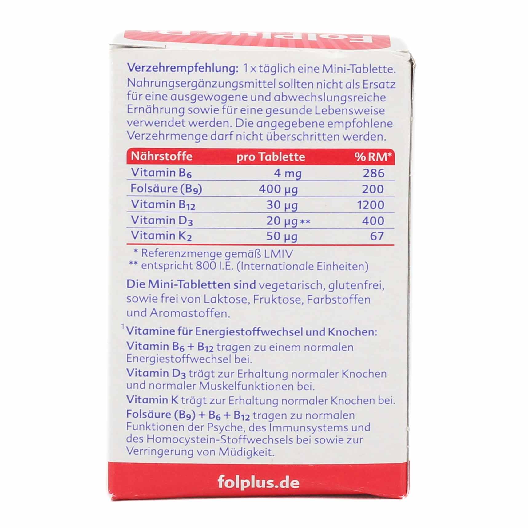 FOLPLUS+D3 Tabletten