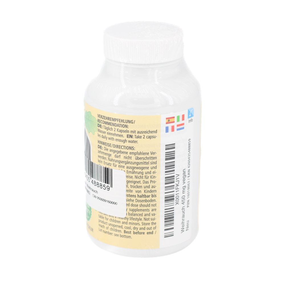 WEIHRAUCH 900 mg hochdosiert vegan Kapseln