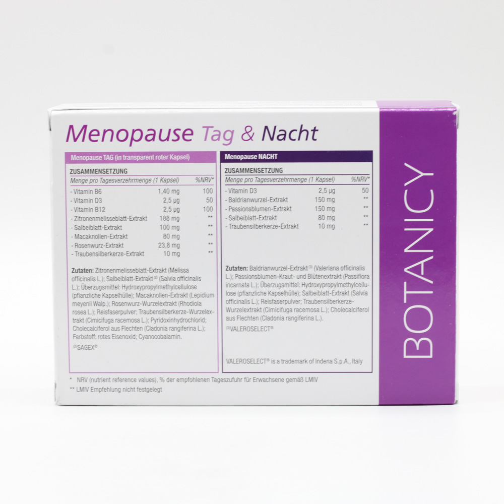 MENOPAUSE Tag & Nacht Kapseln
