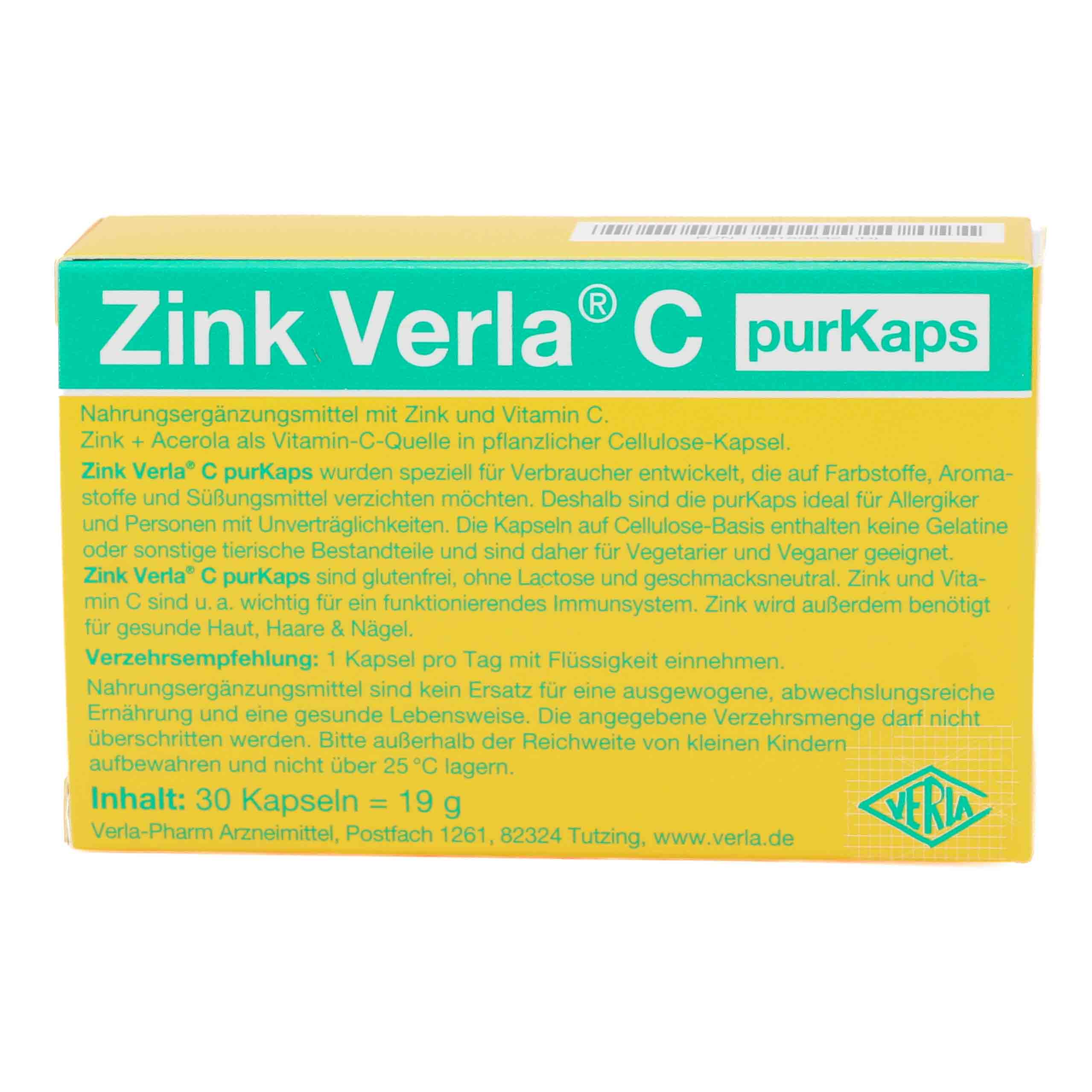 ZINK VERLA C purKaps