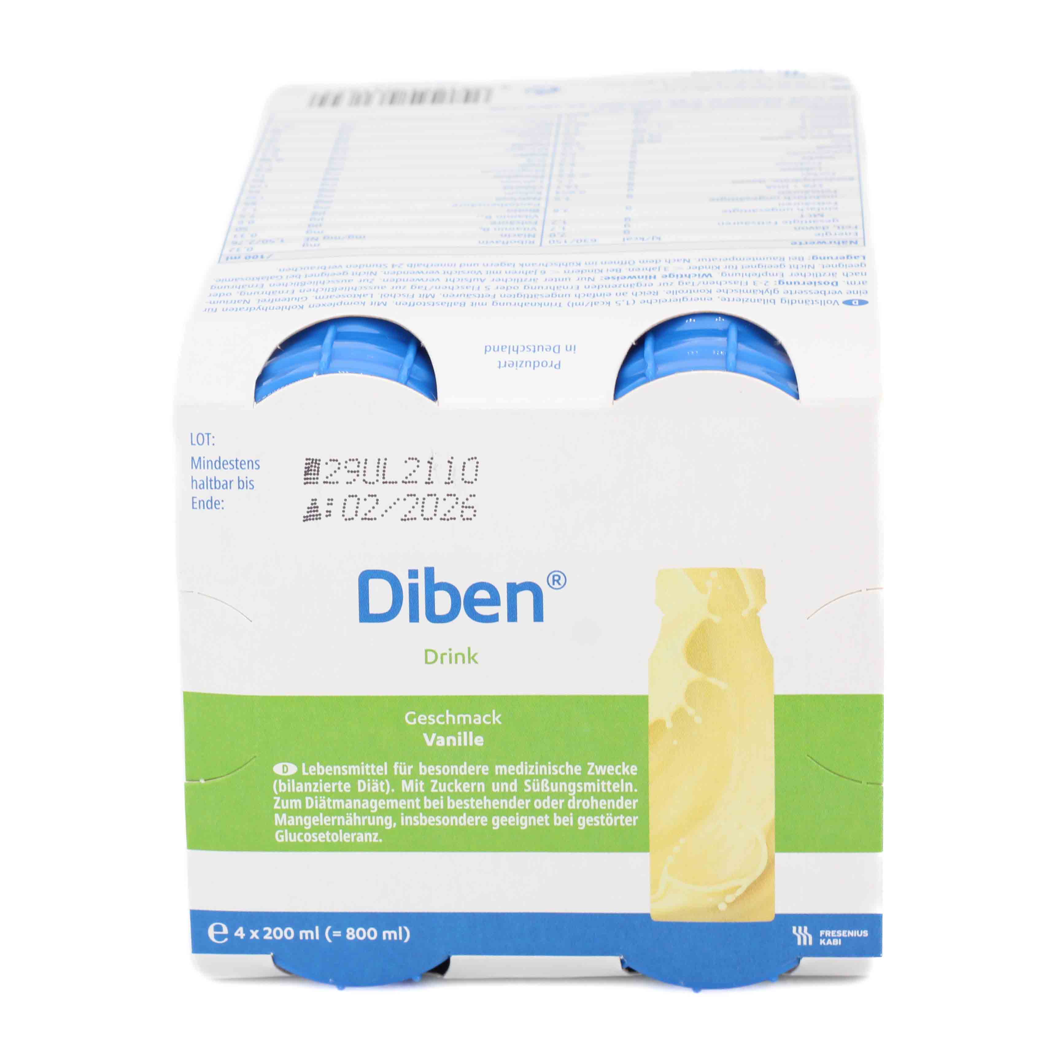 DIBEN DRINK Vanille 1.5 kcal/ml Trinkflasche
