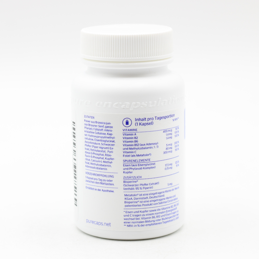 PURE ENCAPSULATIONS Eisen Complex Kapseln