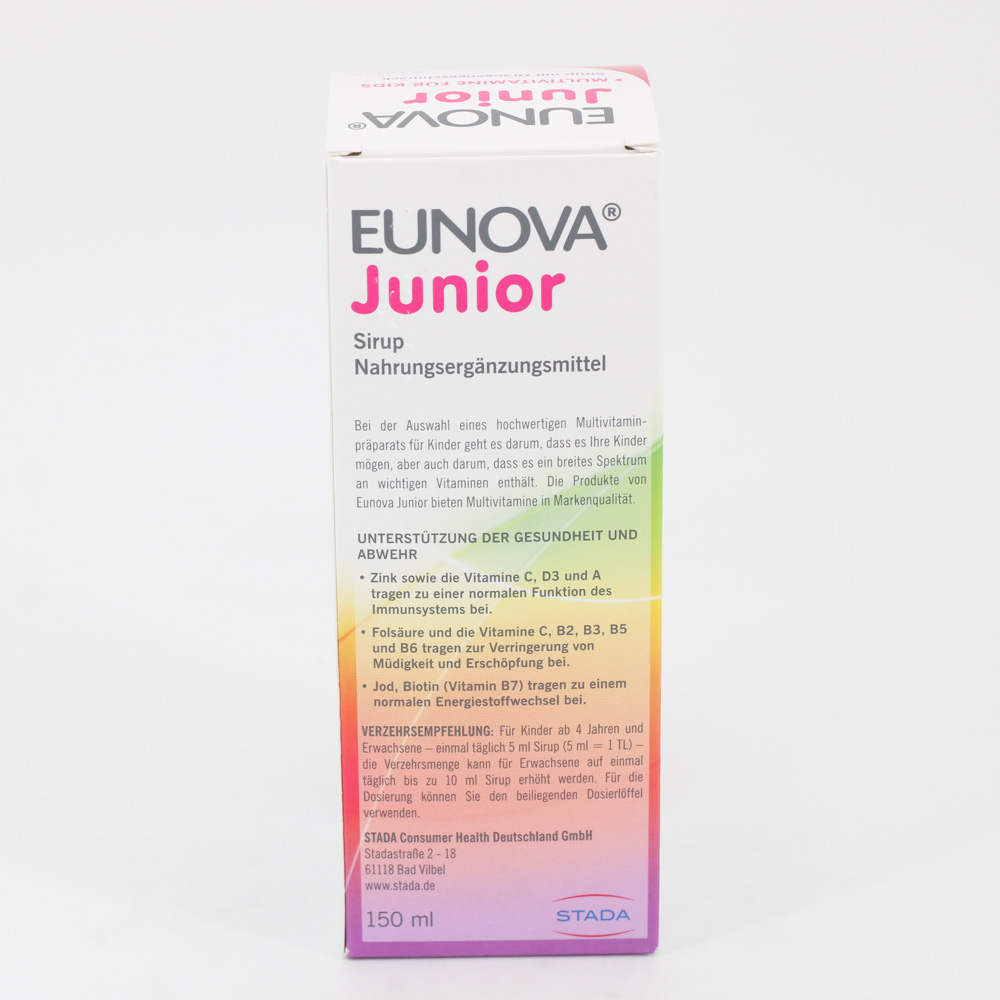 EUNOVA Junior Sirup m.Orangengeschmack