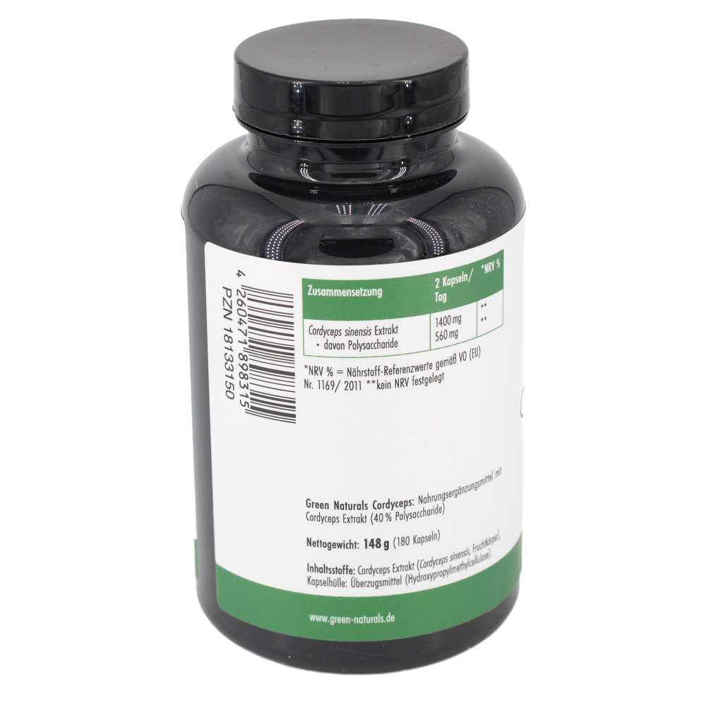 GREEN NATURALS Cordyceps sinensis Kapseln